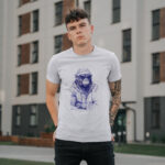 01 Ballpoint Gangsta Chimpanzee – white