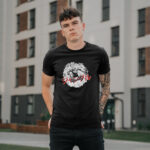 06 Black & White Manga Skater Orangutan – black