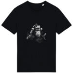 White Print Samurai Chimpanzee