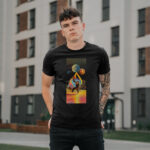12 Psychedelic Baller Chimpanzee – black