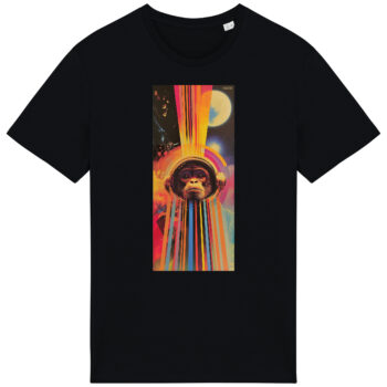 Psychedelic Space Monkey Head