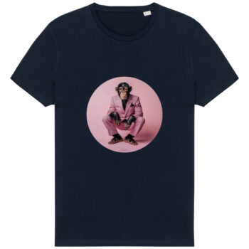 Realistic Pink Business Chimp